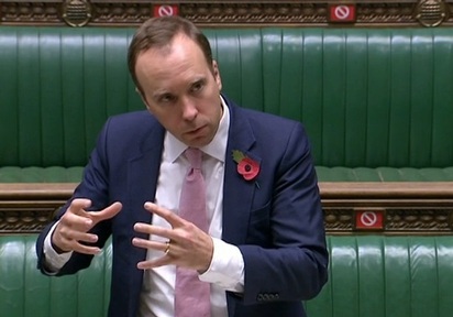 Matt Hancock. Credit: Parliament TV