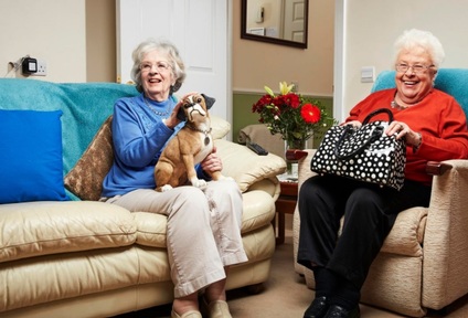 Mary and Marina appearing together on Channel 4's Gogglebox