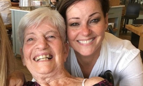 Ruthie Henshall with her mum Gloria aged 87. Credit: Ruthie Henshall.
