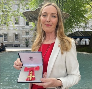 Oliver's mother Paula McGowan received a OBE from Prince William on 4 May for her campaign for better training. Credit: Paula McGowan