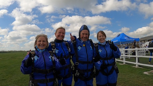 Eileen Coyle-Jones, Angi, Dennis Moulton and Leahanne Wilkinson. Credit: Care UK.