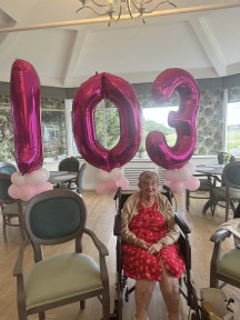Resident celebrating 103rd birthday shares secret to a long and happy life
