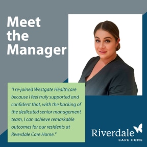 Jade Rimmer Meet the Manager: Nathalie’s Journey at Riverdale Care Home