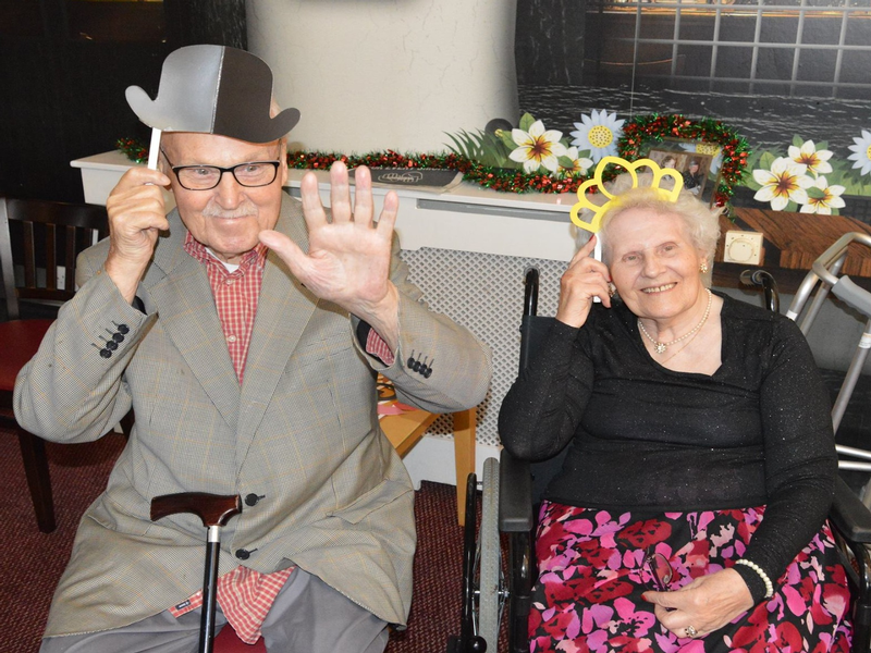 Alan Sanderson and Dorothy Rowland. Credit: White House care home