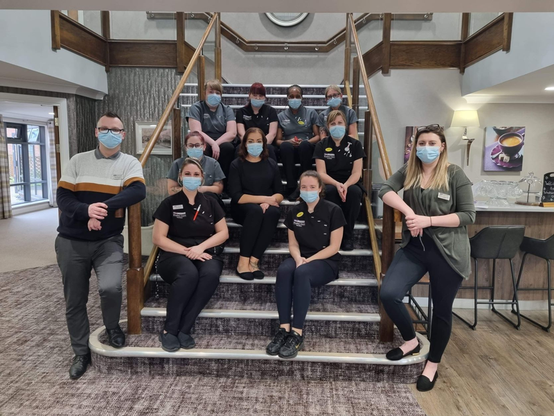 The care team at Windsor Court care home in Wetherby. Credit: Ideal Carehomes.