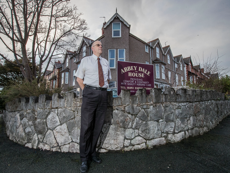 Clive Nadin owns Abbey Dale House in Colwyn Bay. Credit: Abbey Dale House