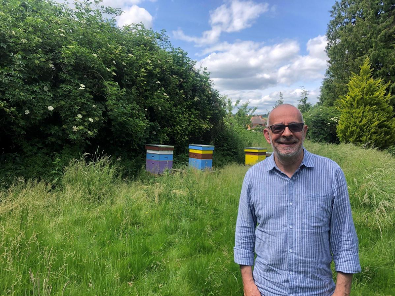 Chris Bialan, care home owner and founder of Bee Mission