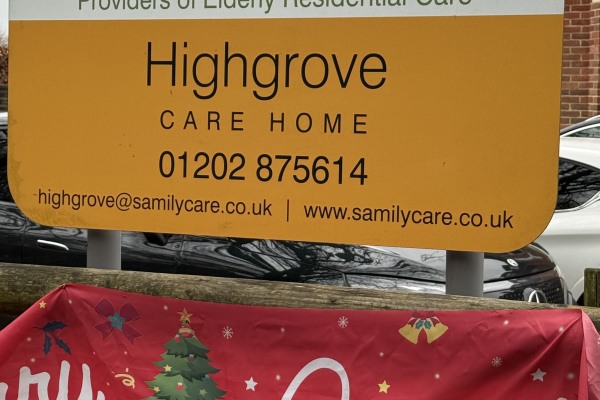 Highgrove Care Home BH21 7NF