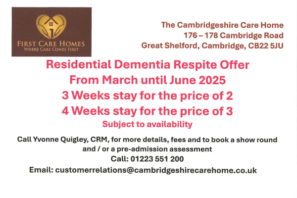 The Cambridgeshire Care Home, Cambridge, Cambridgeshire