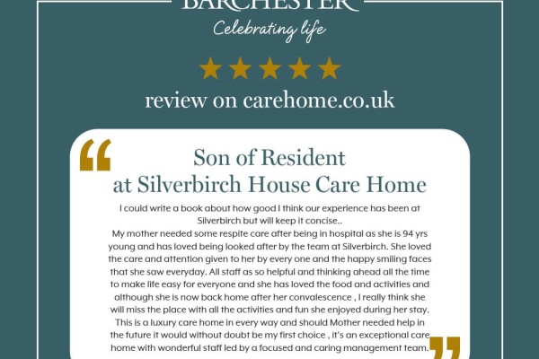 Barchester Silverbirch House Care Home, Guildford, Surrey