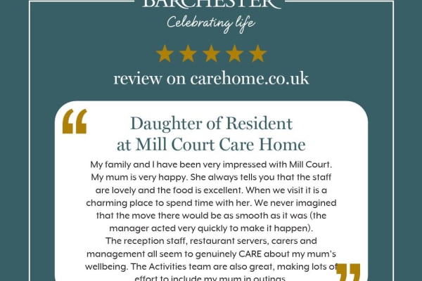 Barchester Mill Court Care Home GU4 8HN