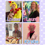 Louise, Laura, Katy and Kirstie