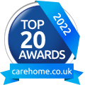 Carehome.co.uk Top 20 award badge