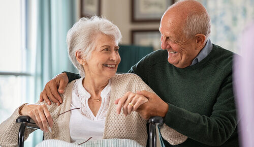 What benefits can you claim when your partner moves into a care home