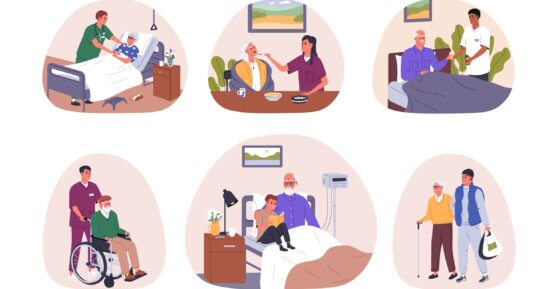 discharge hospital to care home